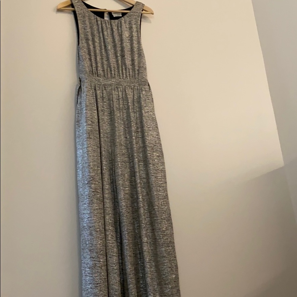 Anthropologie wide-leg sparkle  jumpsuit - Picture 2 of 11